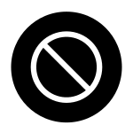 Disabled Round SVG Icon